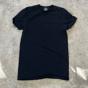 Plain black tee